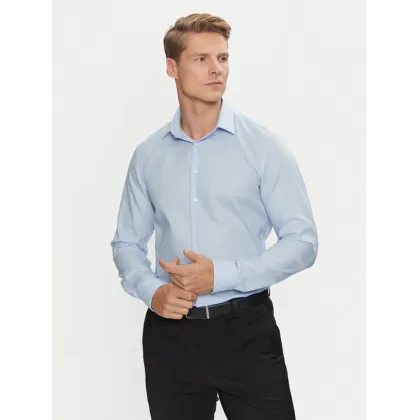 Zdjęcie Calvin Klein Koszula Non Iron Tonal Strct Slim Shirt K10K113848 Niebieski Regular Fit