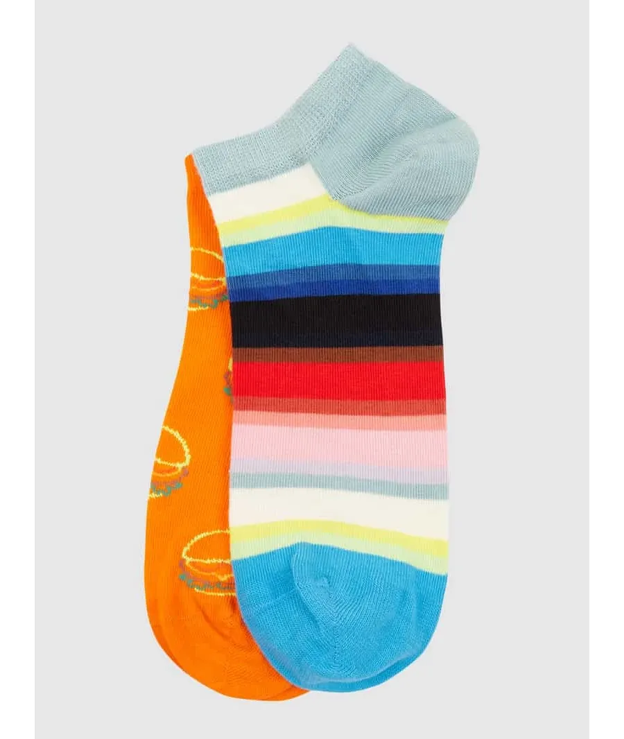 obrazek 1 Skarpetki stopki ze wzorem na całej powierzchni w zestawie 2 szt.