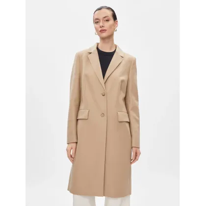 Zdjęcie Tommy Hilfiger Płaszcz wełniany Classic WW0WW41662 Beżowy Regular Fit
