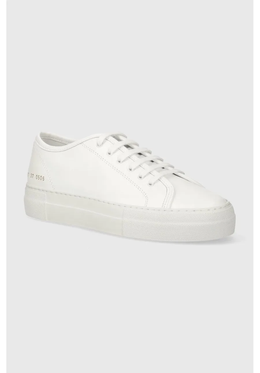 obrazek 1 Common Projects sneakersy skórzane Tournament Low Super in Leather kolor biały 4017