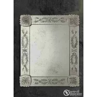 Zdjęcie Eleganckie weneckie lustro ze szkła Murano