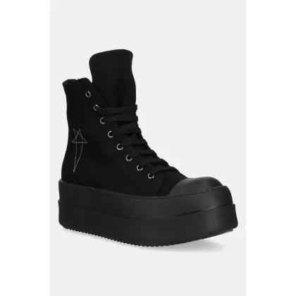 Zdjęcie Rick Owens trampki Double Bumper Sneaks damskie kolor czarny DS01E3831.DOEM9