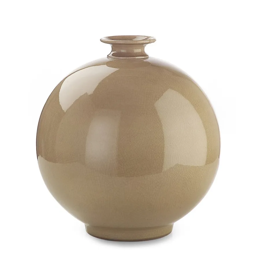 obrazek 2 Kulisty wazon z glazurowanej ceramiki H.41xL.39xD.Int.4 cm