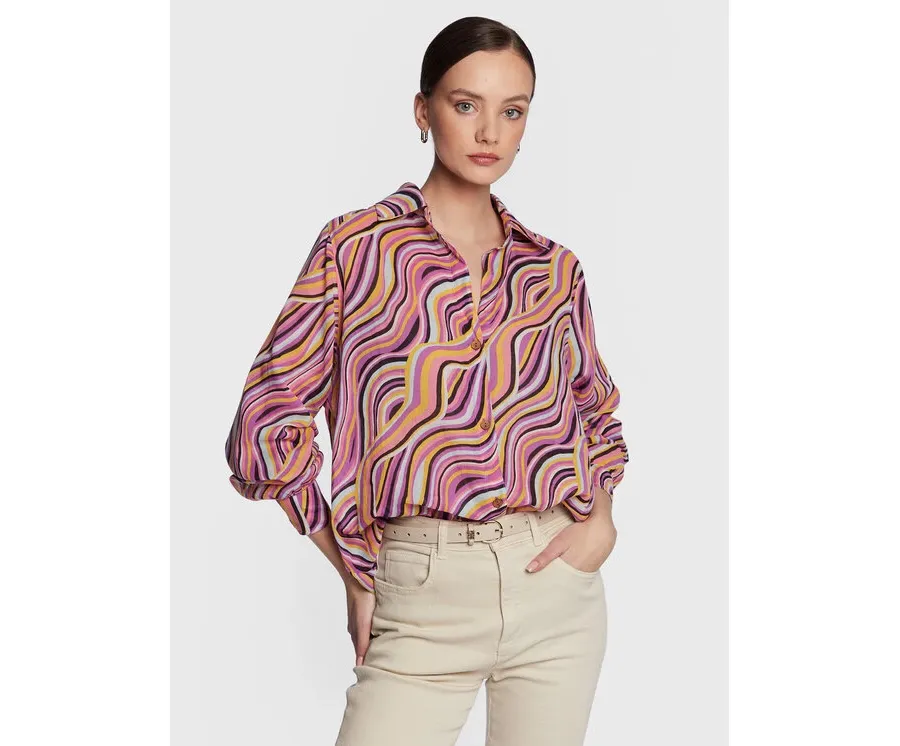 obrazek 1 Billabong Koszula Swell EBJWT00102 Fioletowy Oversize