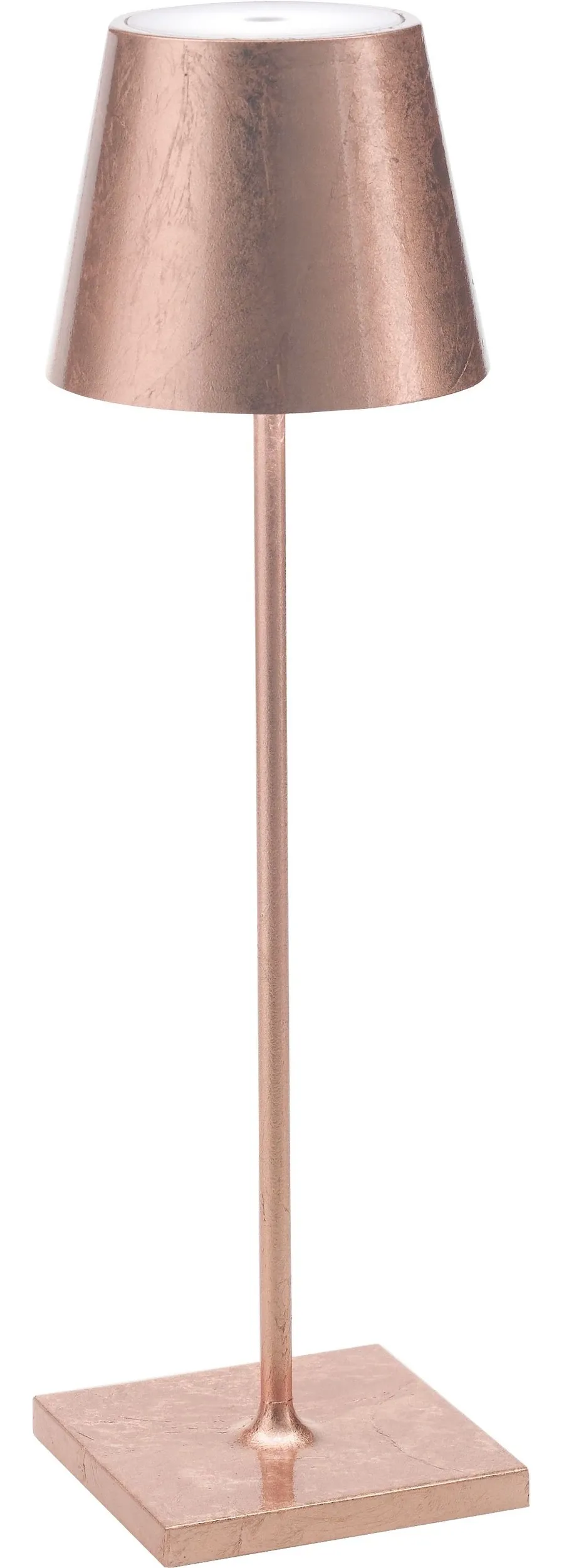 obrazek 1 Piękna lampa stołowa w kolorze miedzianym