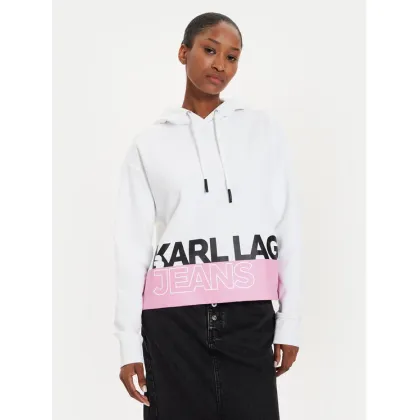 Zdjęcie Karl Lagerfeld Jeans Bluza 245J1803 Biały Regular Fit