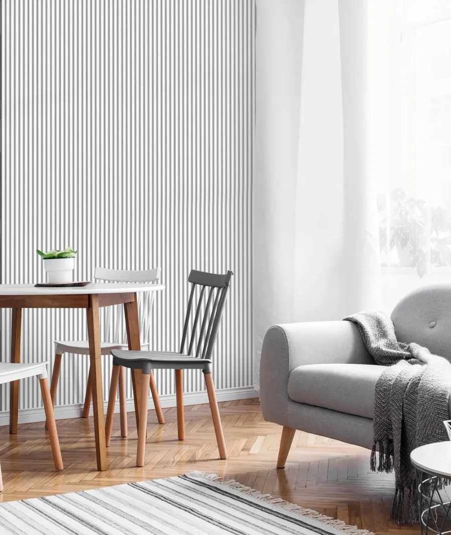 obrazek 1 275x12x1,8 cm LD Lamele FALA (biały) - Panel ścienny i sufitowy 3D