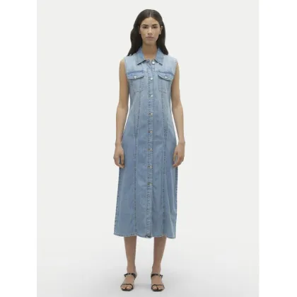 Zdjęcie Vero Moda Sukienka jeansowa Zadie 10309673 Niebieski Regular Fit