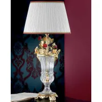 Zdjęcie Lampa z białym abażurem