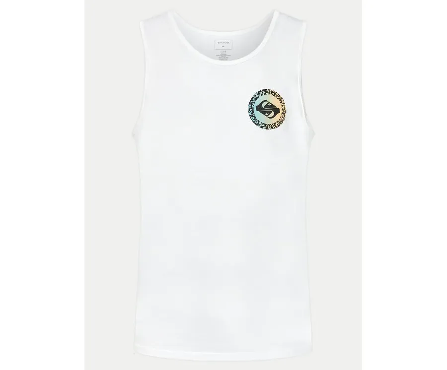 obrazek 1 Quiksilver Tank top Long Fade EQYZT07663 Biały Regular Fit