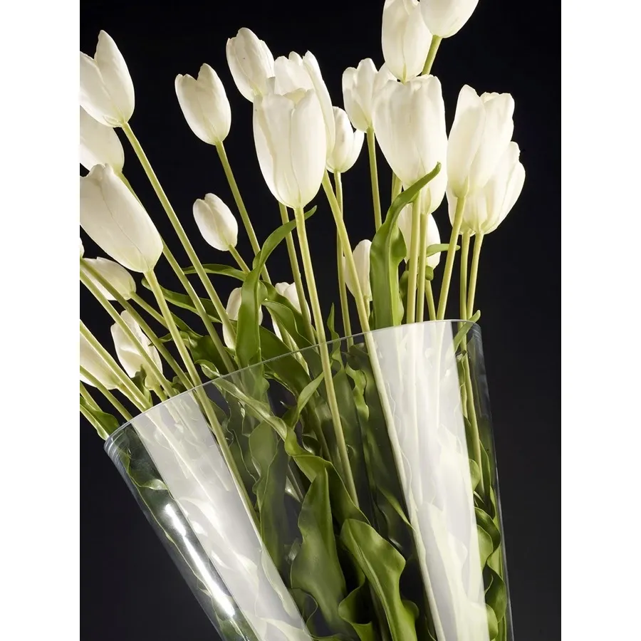 obrazek 3 Piękny, elegancki, duzy wazon z tulipanami