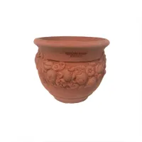 Picture A small terracotta flower pot from an Italian manufacturer