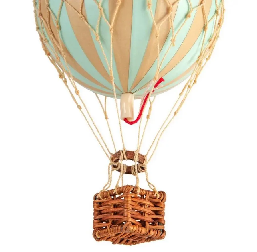 obrazek 4 Oryginalny balon dekoracyjny w miętowe paski