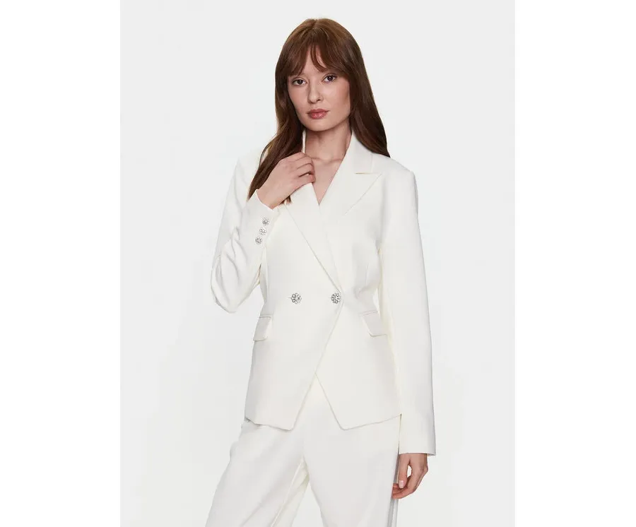 obrazek 1 Custommade Marynarka Flavia 999425847 Écru Regular Fit
