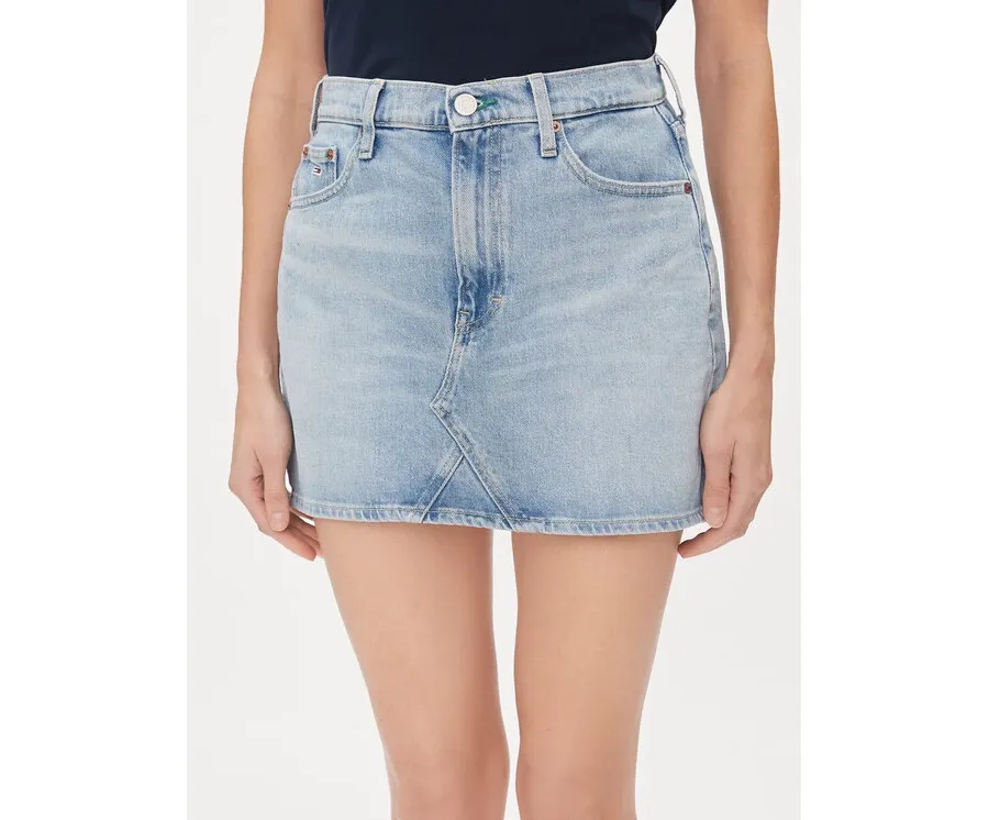 obrazek 1 Tommy Jeans Spódnica jeansowa Izzie DW0DW17219 Niebieski Regular Fit