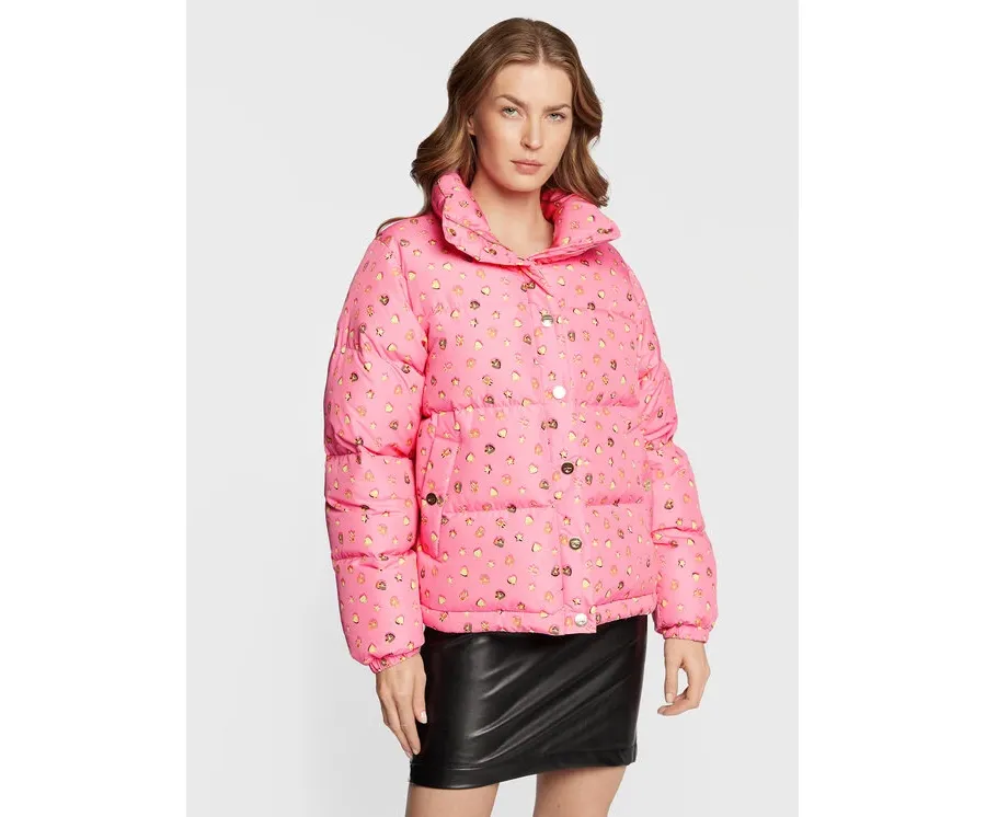 obrazek 1 Chiara Ferragni Kurtka puchowa 73CBUD05 Różowy Regular Fit