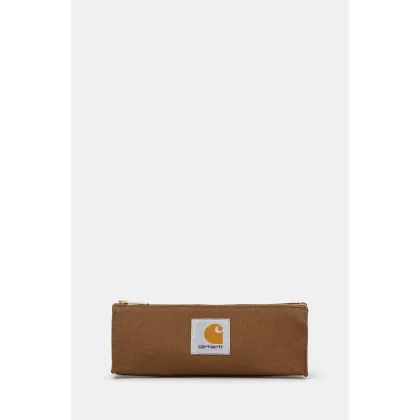 Zdjęcie Carhartt WIP piórnik Canvas Pencil Case kolor brązowy I034140.HZXX