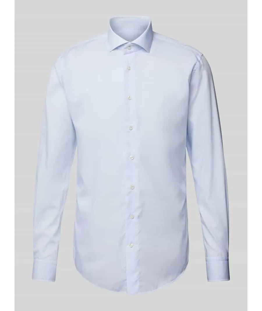 obrazek 1 Koszula biznesowa o kroju slim fit z kołnierzykiem typu kent model ‘Cutaway’
