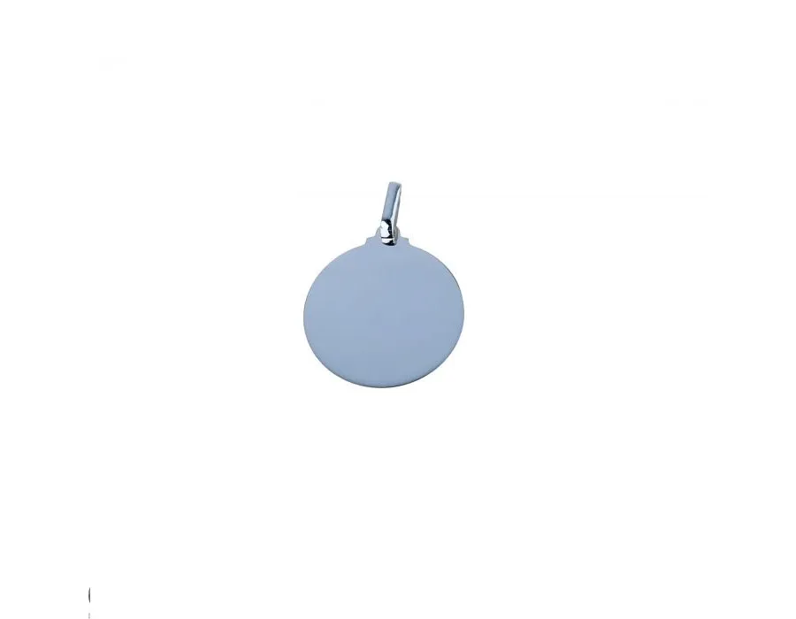 obrazek 1 Medal okrągły błyszczący z włoch śr.15mm.