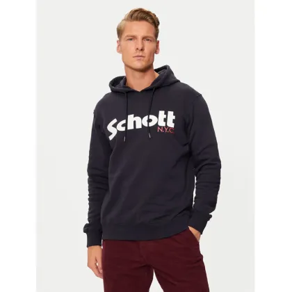 Zdjęcie SCHOTT N.Y.C. Bluza SWHOOD Granatowy Regular Fit