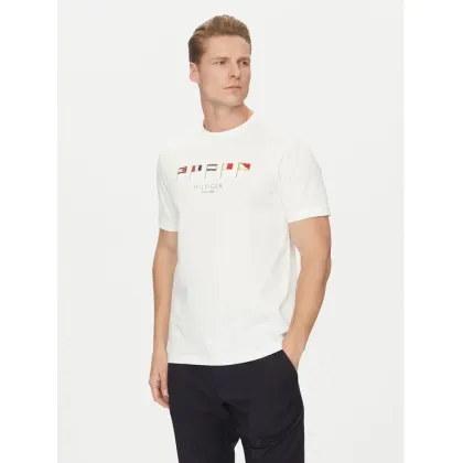 Zdjęcie Tommy Hilfiger T-Shirt Multi Flags MW0MW38616 Biały Regular Fit