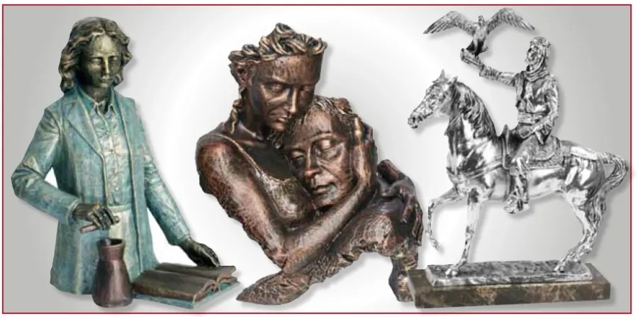 picture 2 A child sleeping in his hands - decorative sculpture