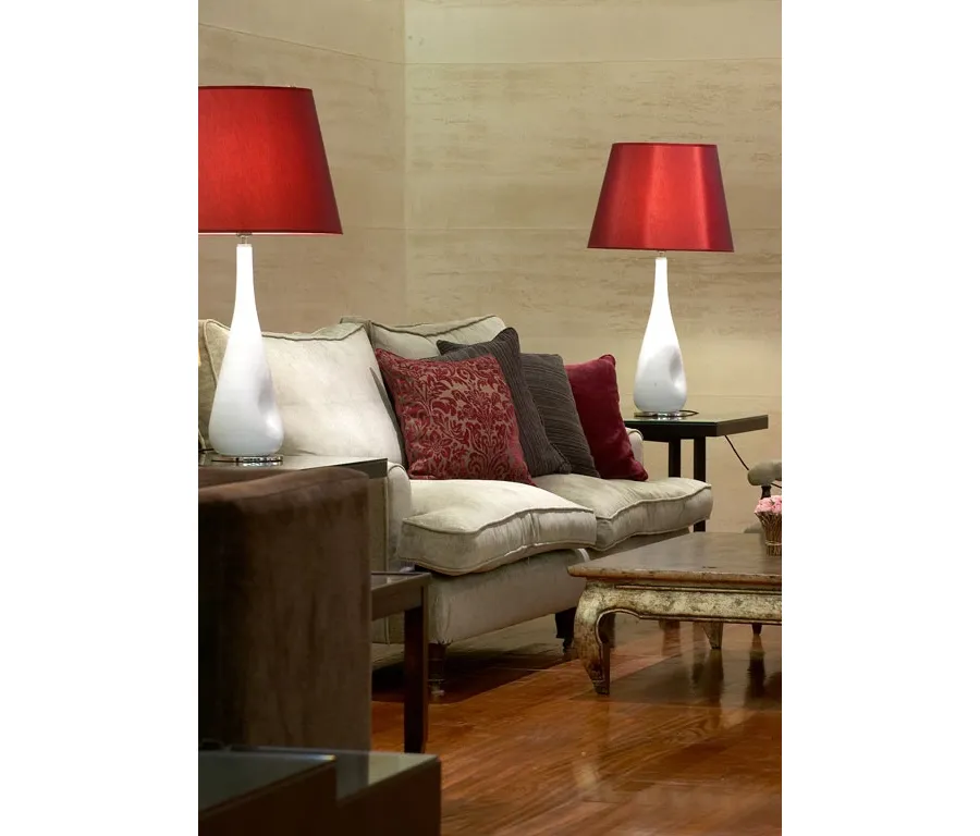 obrazek 3 Unikatowa lampa ceramiczna z unikatową podstawą