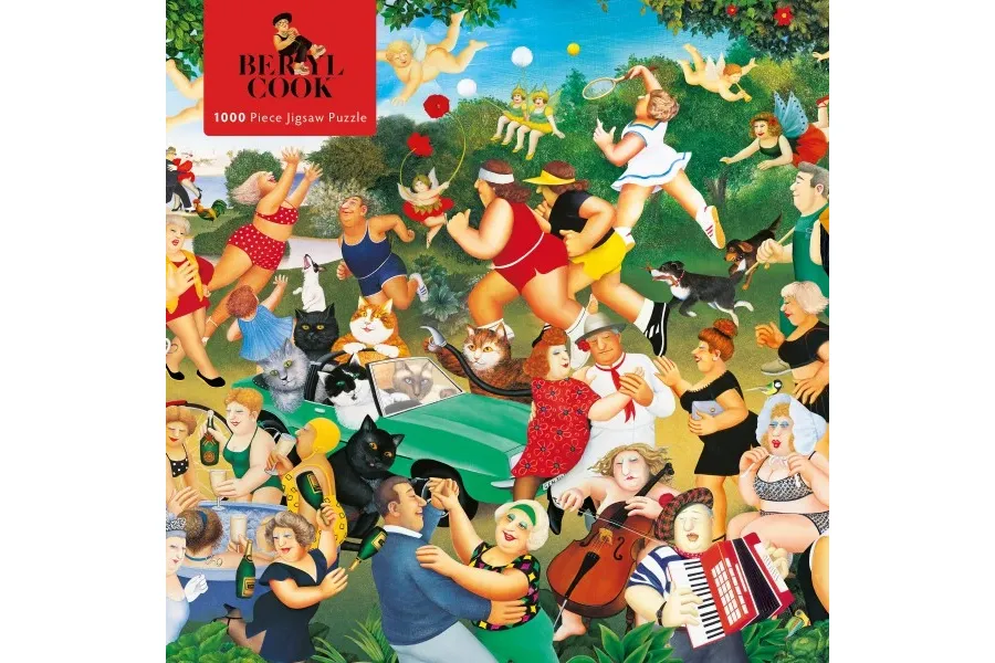 obrazek 1 Puzzle dla dorosłych Beryl Cook: Dobre czasy - Flame Tree Publishing
