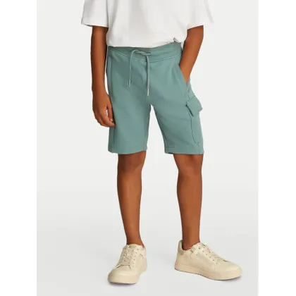 Zdjęcie Calvin Klein Jeans Szorty sportowe IB0IB02440 Zielony Relaxed Fit