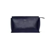 Picture Stylish Italian cosmetic bag made of leather