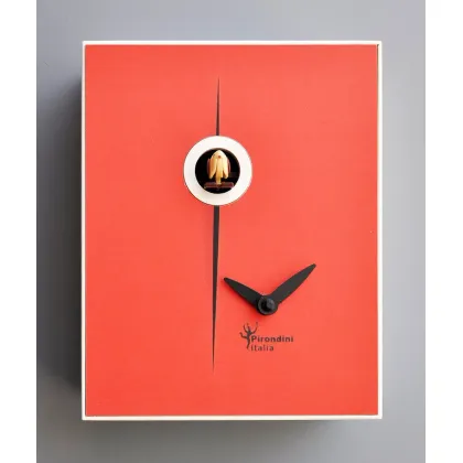Picture A handmade wall or table clock with a cuckoo