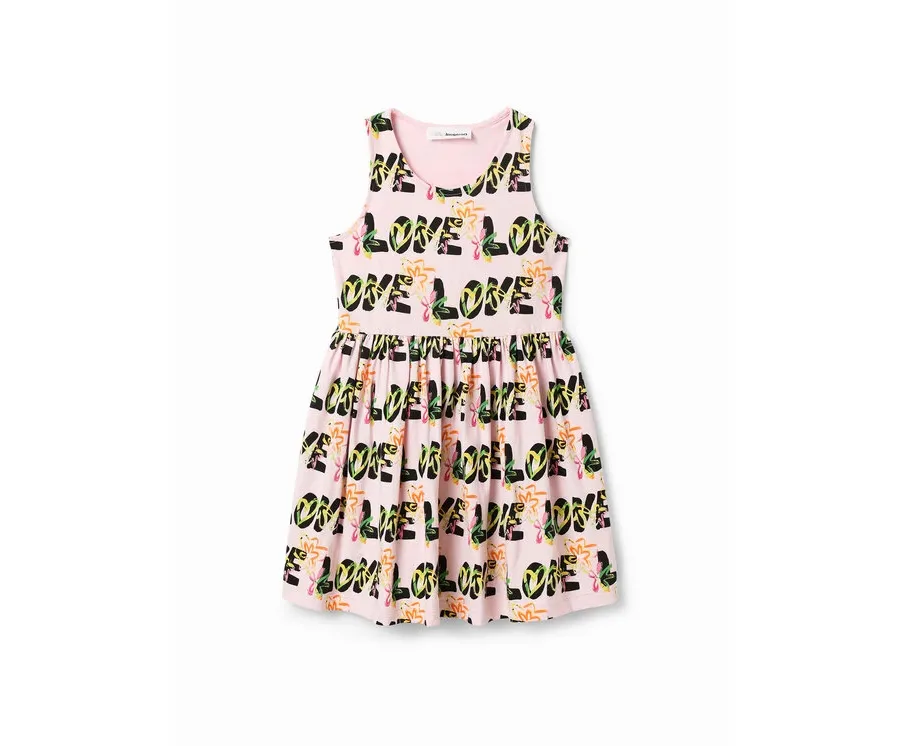 obrazek 1 Desigual Sukienka codzienna 23SGVK11 Różowy Regular Fit