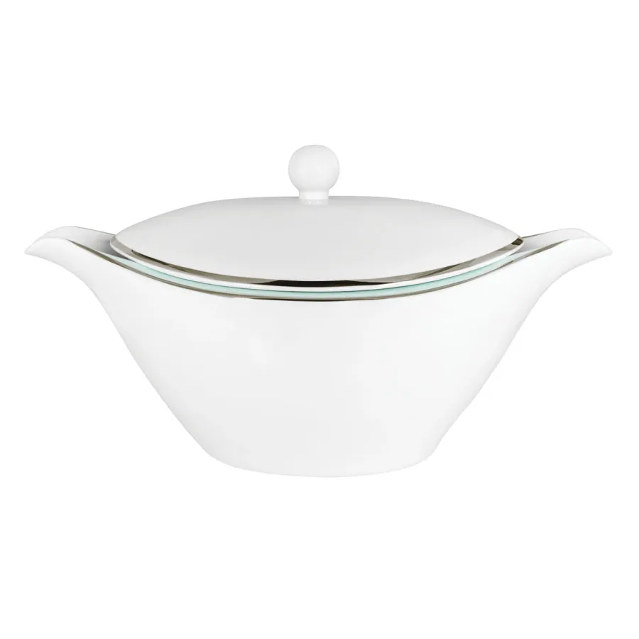 obrazek 9 Elegancka porcelanowa zastawa stołowa dla 12 osobowej rodziny - Porcel
