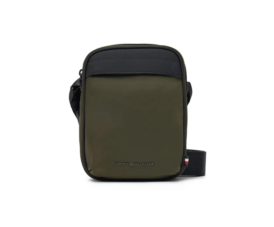obrazek 1 Tommy Hilfiger Saszetka Th Repreve Mini Reporter AM0AM13185 Zielony