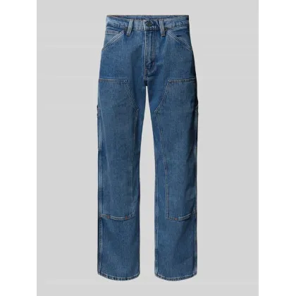 Zdjęcie Jeansy o kroju regular fit ze wzmocnionym obszarem kolan model ‘WORKWEAR’