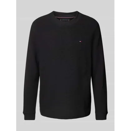 Zdjęcie Bluzka o kroju regular fit z długim rękawem i dodatkiem bawełny