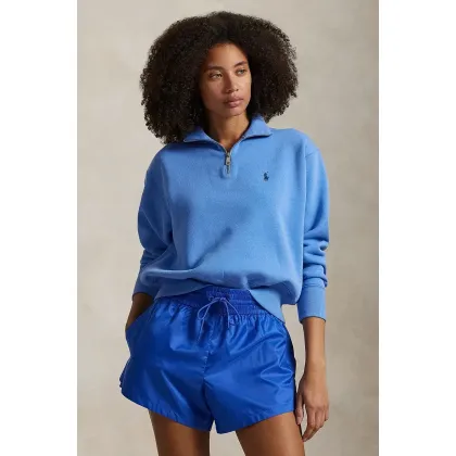 Zdjęcie Polo Ralph Lauren bluza damska kolor niebieski gładka 211851659