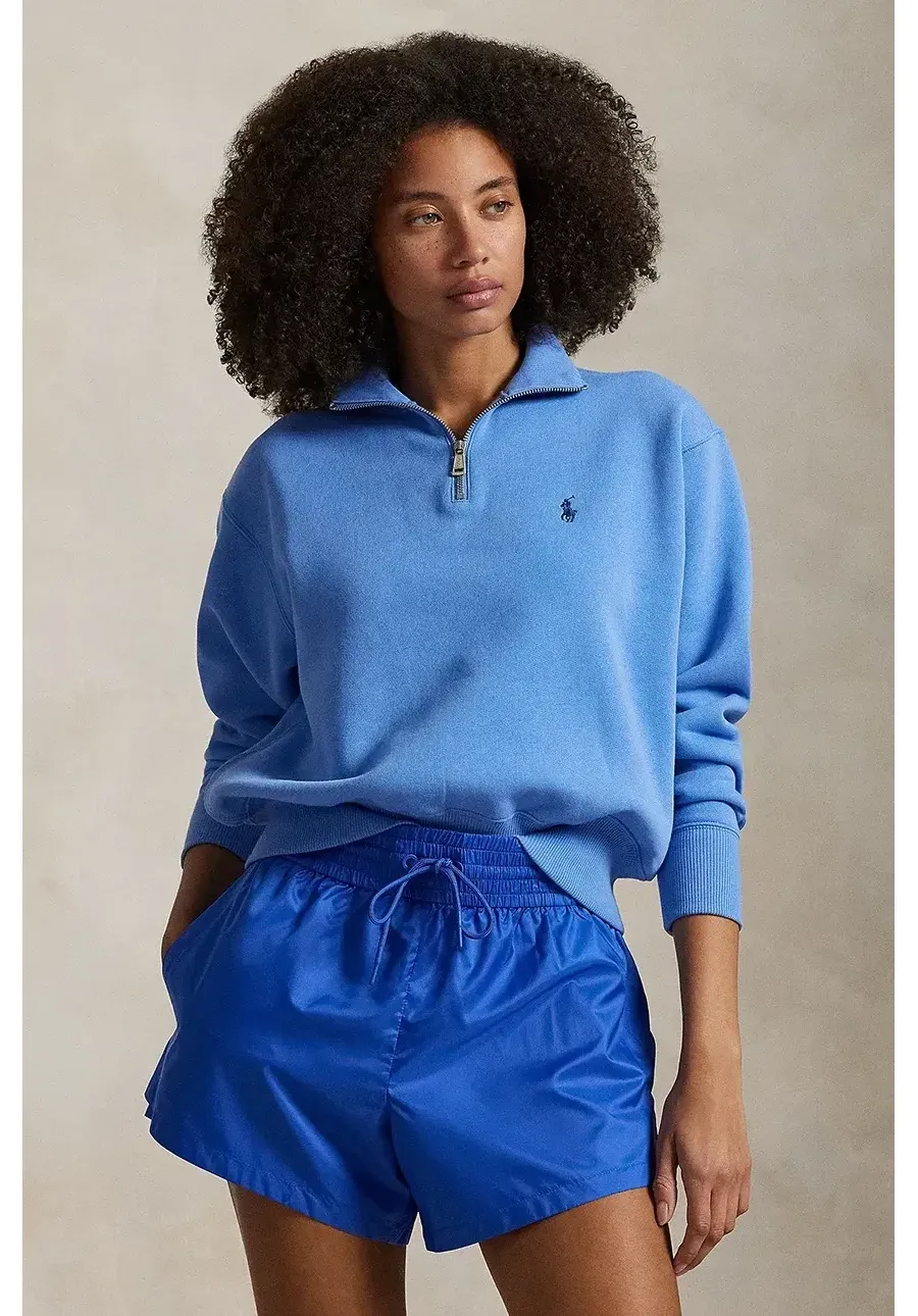 obrazek 1 Polo Ralph Lauren bluza damska kolor niebieski gładka 211851659