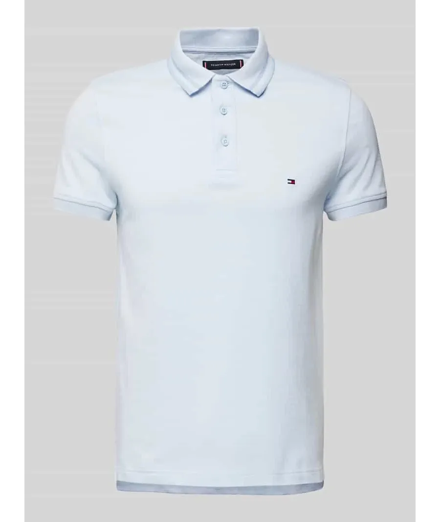 obrazek 1 Koszulka polo o kroju slim fit z wyhaftowanym logo model ‘PRETWIST MOULINE’