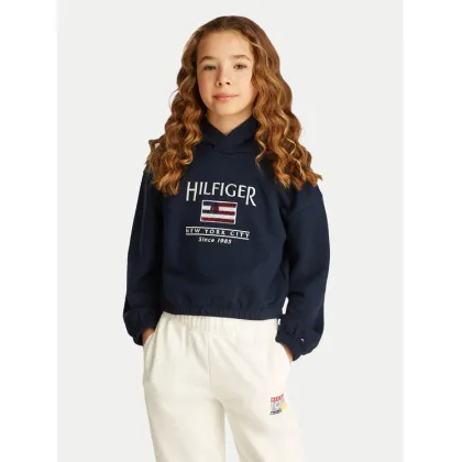 Zdjęcie Tommy Hilfiger Bluza KG0KG08558 S Granatowy Regular Fit