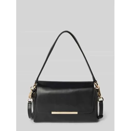 Zdjęcie Rękawiczki skórzane z napisem z logo model ‘PLAQUE’