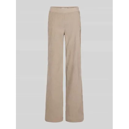 Zdjęcie Spodnie z drobnego sztruksu z elastycznym pasem model ‘LIZ’