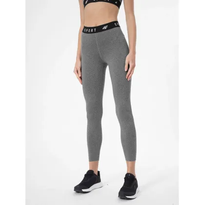 Zdjęcie 4F Legginsy 4FSS23TFTIF077 Szary Slim Fit