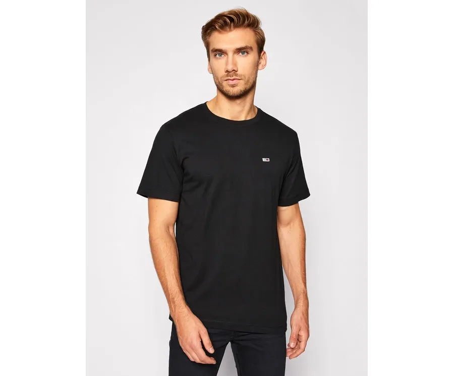 obrazek 1 Tommy Jeans T-Shirt Tjm Classic DM0DM09598 Czarny Regular Fit