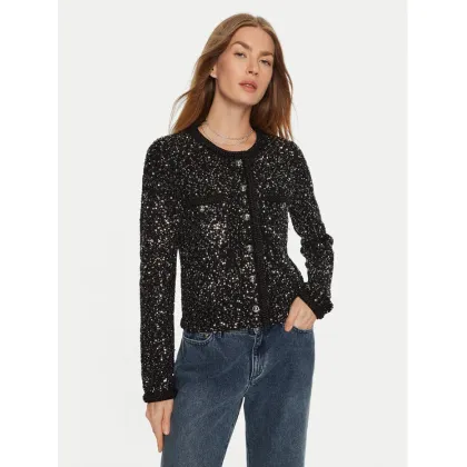 Zdjęcie MICHAEL Michael Kors Kardigan MF460Z6F5L Czarny Regular Fit