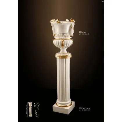 Zdjęcie Filar - sztukateria z ceramiki