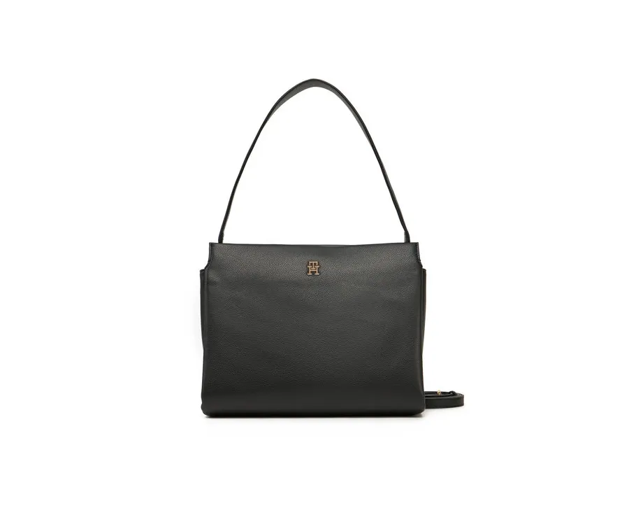 obrazek 1 Tommy Hilfiger Torebka Th Legacy Med Satchel AW0AW17173 Czarny