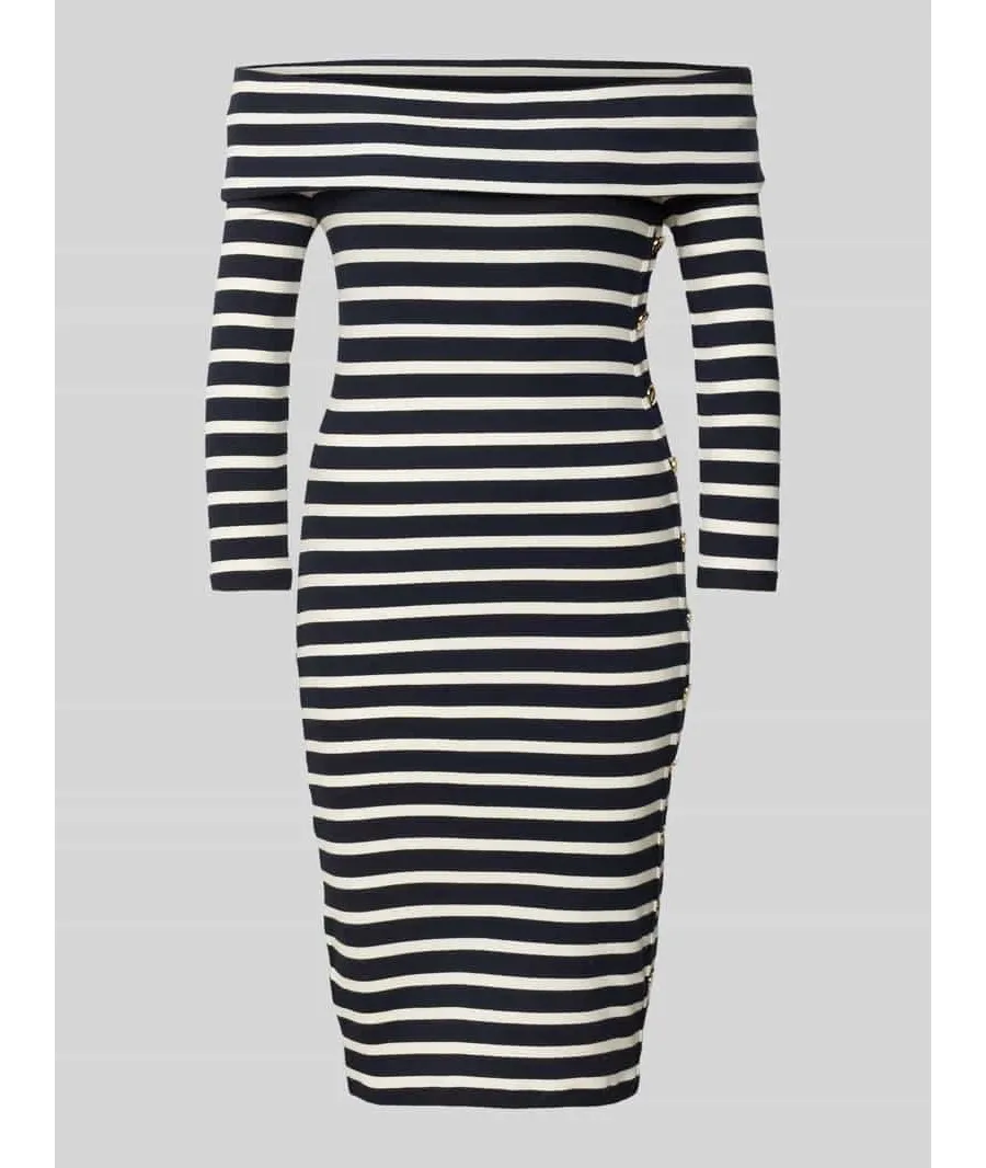 obrazek 1 LAUREN RALPH LAUREN Sukienka codzienna 250957718001 Granatowy Slim Fit