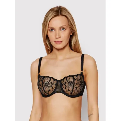 Zdjęcie Chantelle Biustonosz balkonetka Fleurs C12M50 Czarny