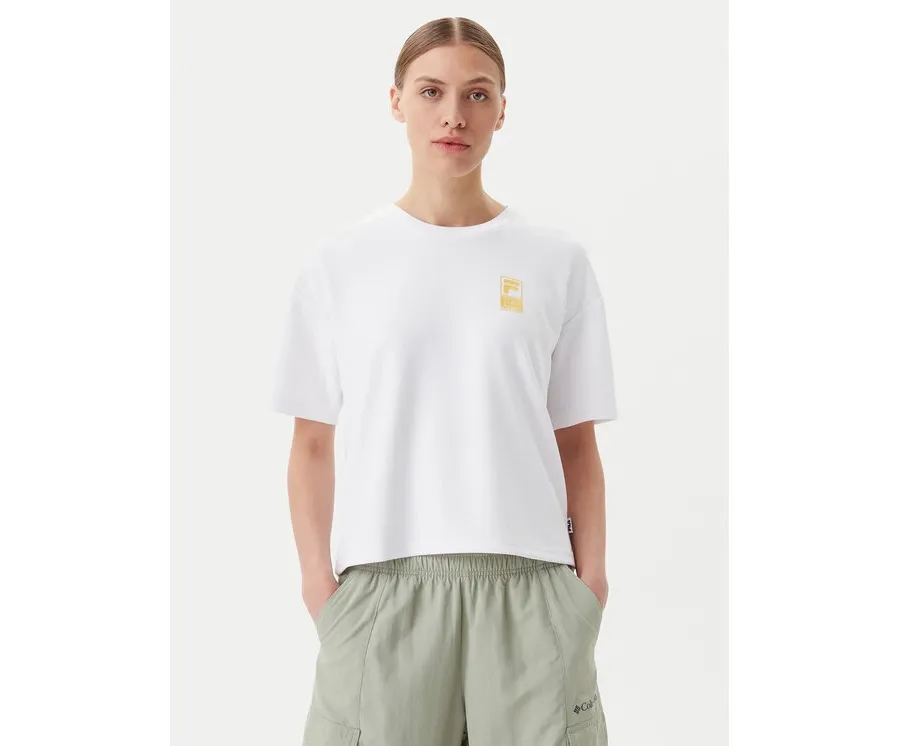 obrazek 1 Fila T-Shirt Lisakovsk FAW1044 Biały Loose Fit